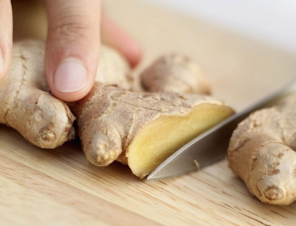 Ginger root for male potency